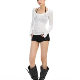Y2K High Street Double Row Button Shorts Women Summer Design Slim Fit Slimming Low Waist Hip Hugging Hot Pants