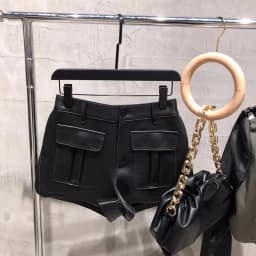 Genuine Leather Shorts Women Real Lambskin Pants Ladies Sheepskin Riding Shorts