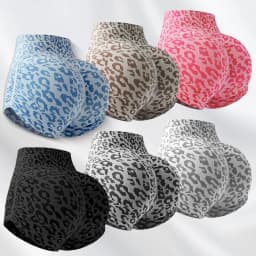 Women High Waist Leopard Print Shorts Seamless Slim Leggings Sexy Hip Liftting Gym Running Cycling Yoga Shorts Summer for Women