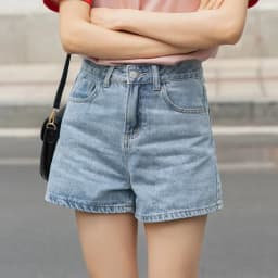 Lucyever Wide Leg Denim Shorts Women Casual High Waist Loose Straight Shorts Woman 2025 Spring Summer Classic Button Jean Shorts