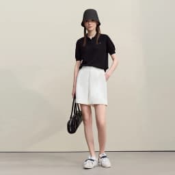 Amii Women's Shorts 2026 Summer New Rolled Casual Cotton Pants Cuffed Hem Solid Color Versatile Basic Woman Clothes 12622140