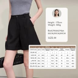 Amii Women's Shorts 2026 Summer New Rolled Casual Cotton Pants Cuffed Hem Solid Color Versatile Basic Woman Clothes 12622140