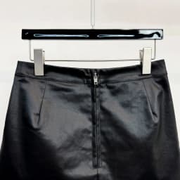 Owen Seak Women's Casual Short Oil Wax Canvas Summer Gothic High Street Wear Trumpet Mermaid Black Short