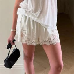 Trendix Sexy Lace Shorts Women 2026 Summer Fashion Patchwork High Waist Short Pants Party Vacation Beach Hollow Out Shorts Femme