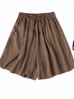 TAJIYANE 100% Natural Mulberry Silk Shorts Woman Summer Baggy Short Fashion Casual Short Pants Women Clothing 2025 Шорты Женский