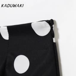 KADUWAKI Summer Women's Shorts Polka Dot High-Waisted Casual Minimalist Casual High Street Women's Short Yoga Kawaii Sexy Girl