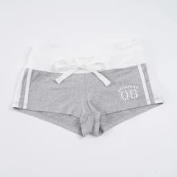 Women's Street Style Color Matching Letter Printing Shorts Casual Sports Drawstring Waist Navel Shorts
