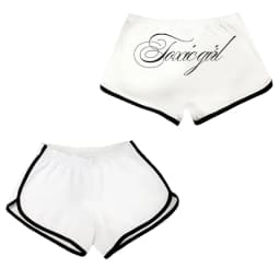 Women's fashionable letter print studded hip-hop mini shorts unique design emo girl sexy slim fit retro versatile streetwear y2k