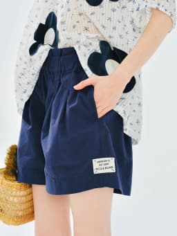imakokoni Pink Ruffled Elastic High Waist Wide Leg Shorts Pants Women's Shorts Casual Female Clothing for Women