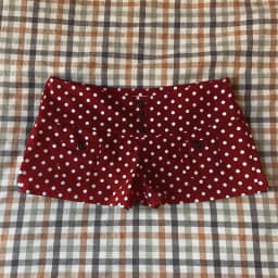 Summer Women Elastic Waist Shorts Casual Summer Y2K Polka Dot Low Rise Shorts with Front Button Daily Wear Hot Days