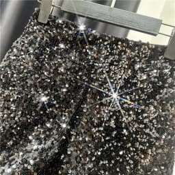 High Quality Sexy Sequins Shiny Zipper Shorts Women Nightclub Hot Pants for Women Black Silver