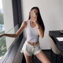 Black Denim Super Shorts Women Summer New Low-rise Ripped Shorts Crimped Sexy Hot Pants