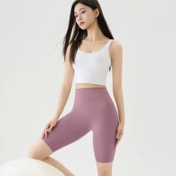BIVIGAOS Summer Thin Seamless Sharkskin Cycling Shorts Women Tight Elastic Sport Fitness Running Biker Shorts Slim Sexy Shorts