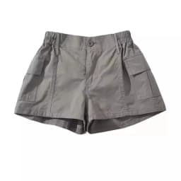 Summer Retro Women Cargo Shorts Y2K High Waist Streetwear Loose Pockets Wide Leg Pants Korean Cotton All Match Female Shorts