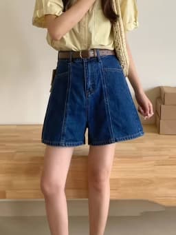 Vintage High Waist Straight Denim Shorts Women Summer New Loose Versatile A-Line Wide Leg Shorts Fashion Pockets Casual Shorts