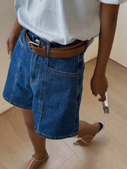 Vintage High Waist Straight Denim Shorts Women Summer New Loose Versatile A-Line Wide Leg Shorts Fashion Pockets Casual Shorts