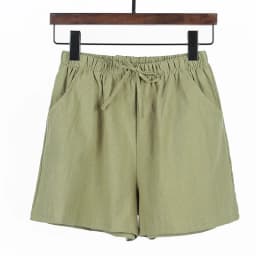 Casual Linen Shorts Women Gym Workout Shorts Cotton Short High Waisted Plus Size Ladies Short Femme Women Shorts Sport Femme