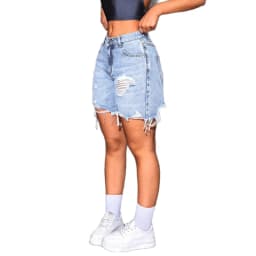 Denim Pant Women Shorts Jeans Vintage Short Pants High Waist Casual Loose Hole Trousers Y2k Streetwear Elegant Summer 2026
