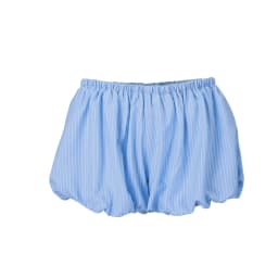 iyundo Luxury Elegant Woman Shorts Women's 2026 Spring Summer Striped Balloon Shorts Casual Wide Leg Paperbag Waist Office Pants