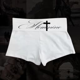 Y2k Shorts Harajuku Aesthetic Letter Print Punk Shorts Streetwear EMO Girl Gothic Summer Graphic Pant Hip Hop Punk Vintage Short