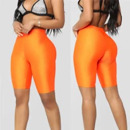 Women Naked Feeling Workout Push Up Leggings High Waist Sports Biker Shorts Tummy Control Yoga Running Fitness Gym Slim Pants