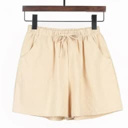 2024 Women Cotton Linen Shorts Summer Casual Solid Pockets Shorts High Waist Loose Shorts for Girls Soft Plus Size Female Short