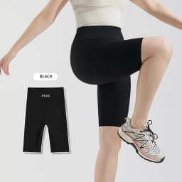 BIVIGAOS Summer Fat Girl Knee Length Cycling Shorts Women High Waist Tight Fit Shark Shorts Sports Yoga Biker Short Leggings