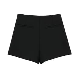 DUOPERI Women Fashion Solid Bandage Mini Skirt Shorts High Waist Female Chic Lady Casual Skort Culottes