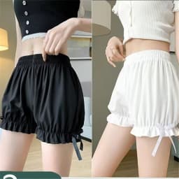 Summer Women's Shorts Bow Lace Thin Anti-exposure JK Lolita Pumpkin Leggings Outerwear Loose Bloomer Shorts Safety Pants