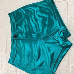Summer Spring Glossy Sexy Plus Size Women Shorts Casual Zipper Dance Stage High Waist Tight Bottoms