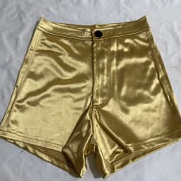 Summer Spring Glossy Sexy Plus Size Women Shorts Casual Zipper Dance Stage High Waist Tight Bottoms