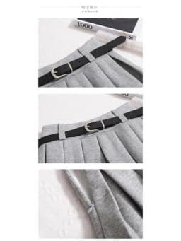 Womens Shorts Autumn Winter Belt High Waist Fluffy Pleated A-line Short Pants Korean Fashion Sexy Y2k All Match Clothes