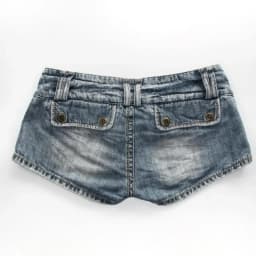 New Gothic Retro Blue Washed Mini Shorts Women Y2K Harajuku Covered Pocket Low Waist Shorts Sexy Hot Girl Denim Shorts