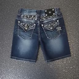 Women Y2K Vintage Shorts Black Embroidered Denim High Waisted Shorts Hot Girl Hip Hop Western Retro Street Style Sexy Aesthetic
