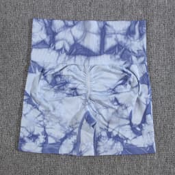 TieDye Sexy Gym Summer Shorts Woman Casual High Waist Outdoors Sport Seamless Shorts Push Up Fitness