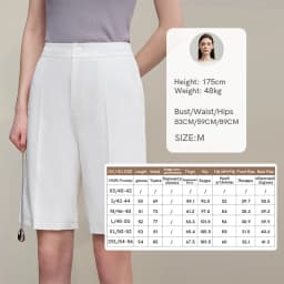 Amii Women's Shorts 2026 Summer New Office Casual Mid-Length Straight Leg Pants Versatile Knee Length Shorts for Women 12622021s