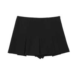 MUJER Pleated Skirt Shorts for Women Black High Waist Female Shorts Summer Basic Mini Shorts Women Streetwear Skort for Women