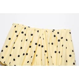 YENKYE New 2026 Women Yellow Polka Dot Bubble Shorts Elastic Waist Casual Cute Summer Bloomers