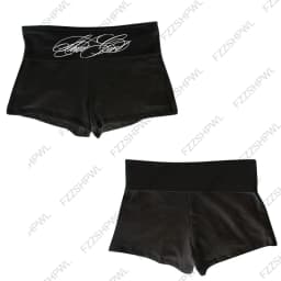 Fashion Streetwear Punk Y2K Shorts Harajuku Letter Print Rock Goth Hot pants Vintage Pants Dark style Hip Hop Casual Crop Shorts