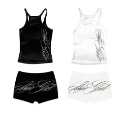 Fashion Streetwear Punk Y2K Shorts Harajuku Letter Print Rock Goth Hot pants Vintage Pants Dark style Hip Hop Casual Crop Shorts