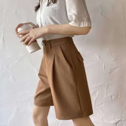 Summer High Waist Wide Leg Suit Shorts for Women 2025 Solid Color Loose Straight Office Ladies Short Pants Korean Pocket Shorts