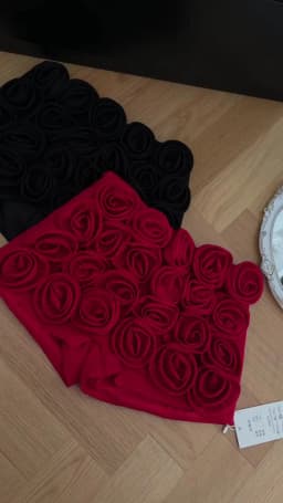 SMTHMA New Autumn Small Fragrance Style 3D Three-Dimensional Rose Flower Short Women's Elegant Temperament Runway Shorts