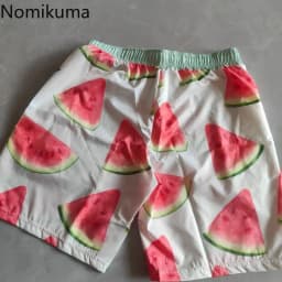 Print Shorts for Women's Bandage Elastic Waist Casual Wide Leg Pants 2026 New Bottoms Fashion Cute Pantalones Cortos De Mujer