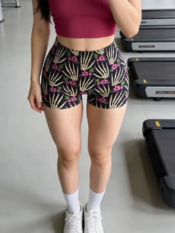 Retro Dark Style Yoga Three-Inch Shorts Breathable And Sweat-Wicking Summer Girls' Running Fitness Shorts Yoga Pilates Shorts