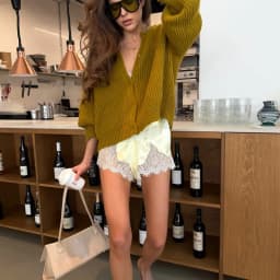 Tornova Lace Floral Wide-leg Shorts For Women 2026 Autumn New Fashion High Waist Shorts Satin Splice Female Casual Commuting