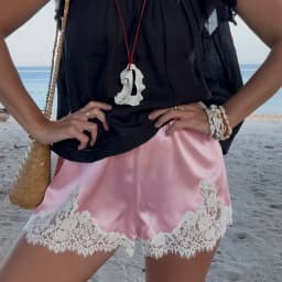 Tornova Lace Floral Wide-leg Shorts For Women 2026 Autumn New Fashion High Waist Shorts Satin Splice Female Casual Commuting