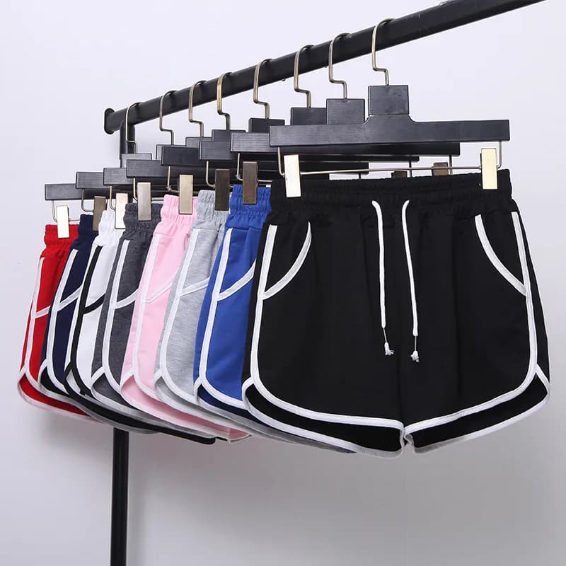 Women's Athletic Shorts Summer Loose-Fit Casual Plus Size Shorts for Women Fitness and Running Wide-Leg Shorts Women Clothing