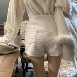 Autumn Winter Women's Tweed Shorts Autumn Winter 2026 High Waist Fashion Wide Leg Short Pants Woman Sexy Slim Fit Solid Short