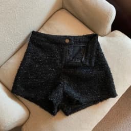 Autumn Winter Women's Tweed Shorts Autumn Winter 2026 High Waist Fashion Wide Leg Short Pants Woman Sexy Slim Fit Solid Short