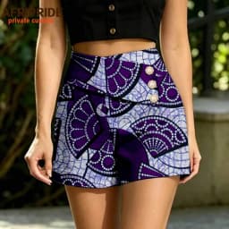 Women's High Waist Summer Shorts Floral Print Pants Pearl button Comfy Stretchy Elastic Waist Casual Athletic Home 2621024